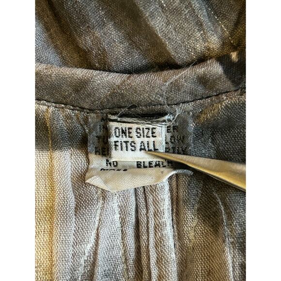 Dress To Kill Jane Mohr Artsy Floral Black Midi Dress Lagenlook Boho One Size - Picture 9 of 11